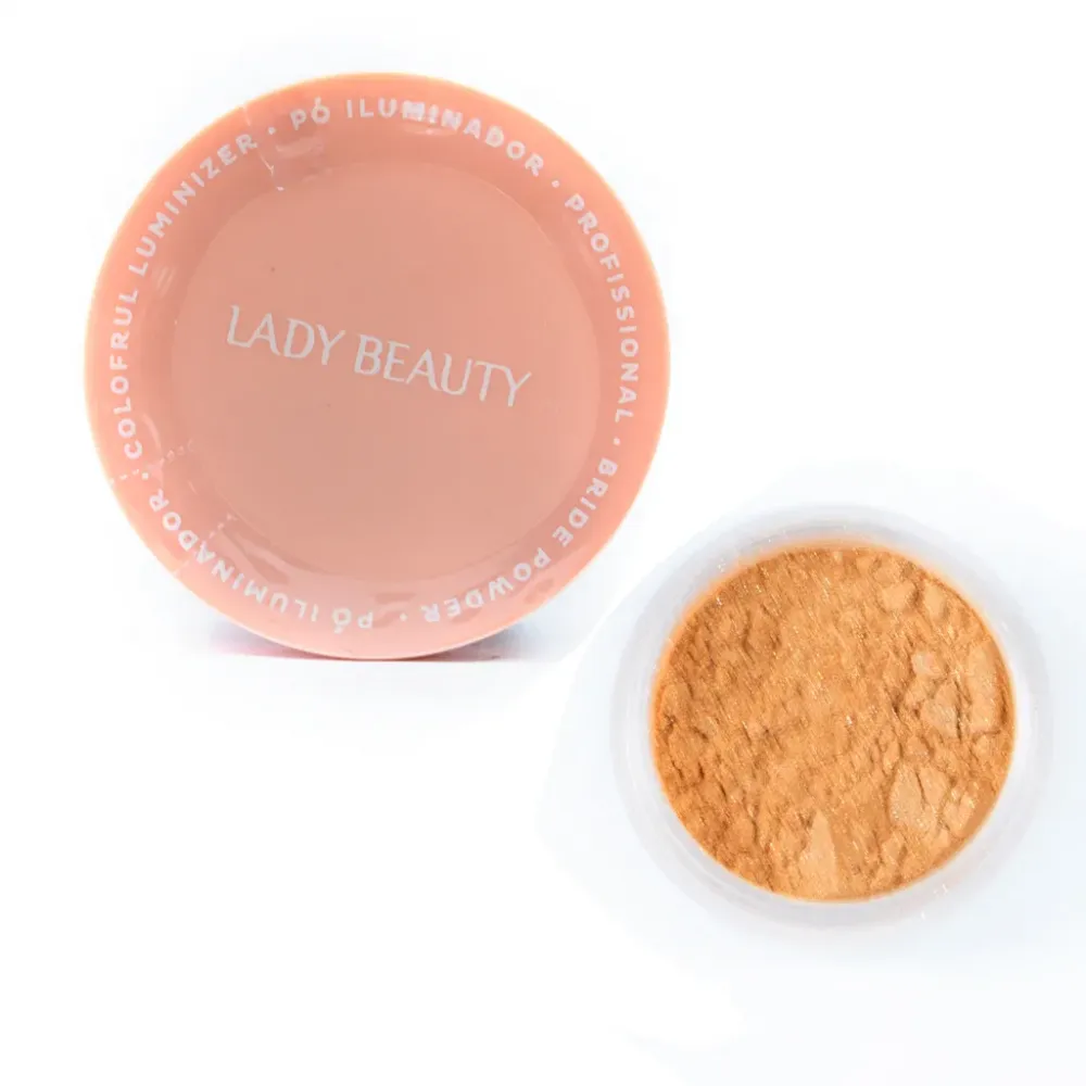 Pó Iluminador Profissional Lady Beauty - Imagem 2